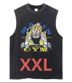 魔人ベジータ ヴィンテージ加工（ウォッシュド加工）タンクトップ XXLサイズ