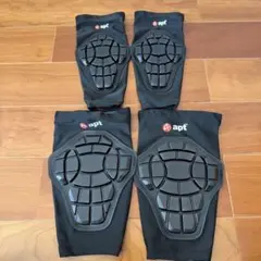 apt' 팔꿈치 및 무릎 보호대 (서포터) 키즈 런 바이크 L-XL