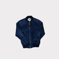 ZARA Navy zip-up denim jacket