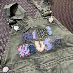 ミキハウス　レトロ　サロペット　100 MIKI HOUSE オーバーオール