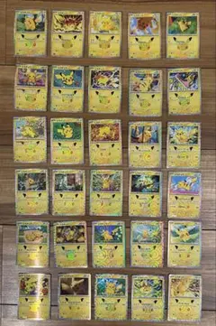 ピカチュウ ３０種類 コンプリート