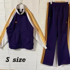 アディダス　刺繍ロゴセットアップトラックジャケット　配色◎ パンツ紐なし