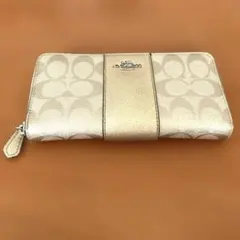 COACH 長財布 ベージュ