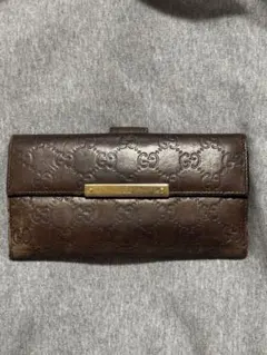 あ*】様 GUCCI GG 長財布　　使用感有