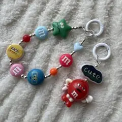 M&M's キーホルダー ストラップ カラフル - メルカリ