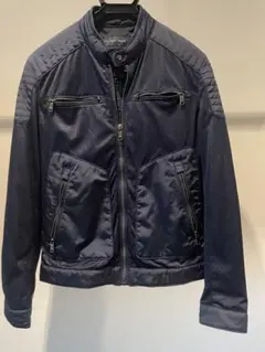 ZARA ライダースジャケット ナイロンとメッシュ生地