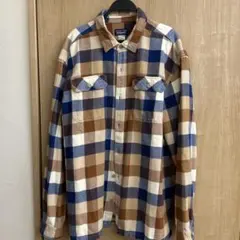 f*読様 patagonia チェック柄ネルシャツ XL