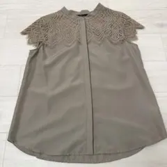 【URBAN RESEARCH ROSSO レース切替ブラウス】 ノースリーブ