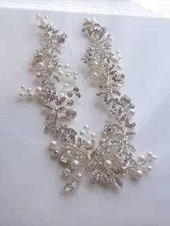 Bride me ウェディング ヘッドドレス 花モチーフ