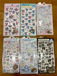 【正規品】新品未開封ボンボンドロップシール　スティッチ2種　オリジナル4種