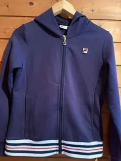 フィラ　FILA ジップアップパーカー ネイビー Sサイズ