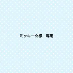 ミッキー☆様　専用