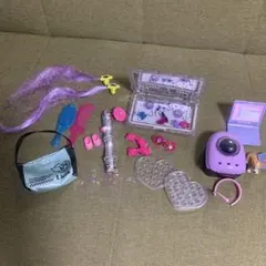 リカちゃん 着せ替え服　アクセサリー　セット　ヘア　ヘアアレンジ　小物　パソコン