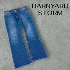 BARNYARDSTORM　ストレート　デニム　ブルー　カットオフ　S XSのサムネイル