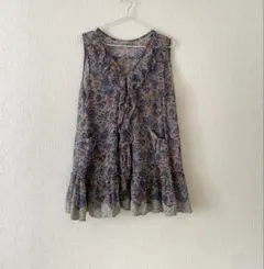 古着　ノースリーブ　レディース　チュニック