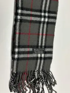 新品☆BURBERRYS☆バーバリーラムウールノバチェックマフラー グレー