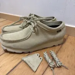 【美品】CLARKS WallabeeGTX 26cm