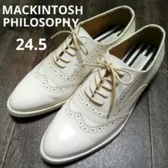 美品　マッキントッシュフィロソフィー　24.5　ウィングチップ　レインシューズのサムネイル