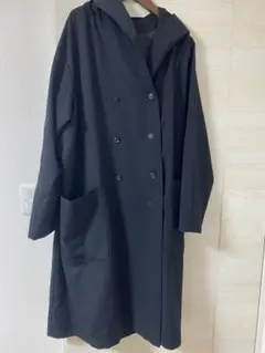 B Yohji Yamamoto ロングコートフード付き 美品