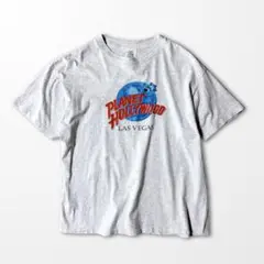 PLANET HOLLYWOOD XL ロゴT USA製 ラスベガス 古着　90