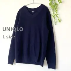 vネック ネイビー