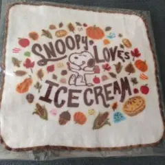 スヌーピー　ハンドタオル　サーティワンアイスクリーム　コラボ