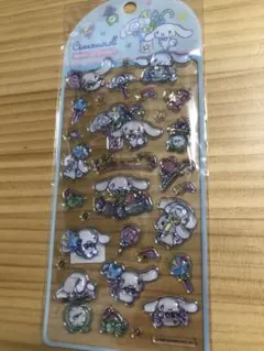 【香港限定】ボンボンドロップシール サンリオ ３Ｄステッカー　シナモンちゃん