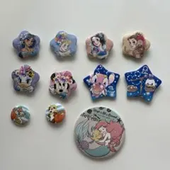 ディズニー　缶バッチ