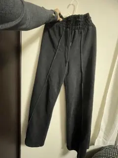 黒 ジョガーパンツ スウェット素材 Y2K ストリート