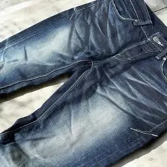 FUGA クラッシュ加工 デニムパンツ 00s 鬼ヒゲ ハチノスのサムネイル