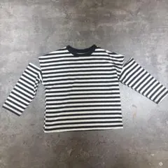 【試着のみ】　ボーダー　ロンT 120サイズ