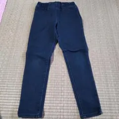 ユニクロ　ダークブルー スキニーパンツ 110cm~