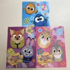 ディズニー　イースター　2017　ミニクリアファイル　ズートピア　ニモ