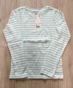 ⭐︎未使用⭐︎ユニクロ ワッフルボーダーカットソー140