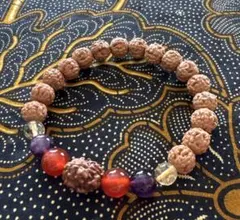 ルドラクシャブレスレット トップ10ムキガネーシャ - メルカリ