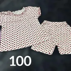 100 サイズ　半袖パジャマ　パジャマ　しまむらのサムネイル