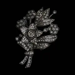 未使用 Roger Vivier エフロレッセンス ブローチ ラインストーン
