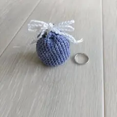 ハンドメイド　ギフト　ミニサイズ　巾着袋 　青紫　まとめ買い