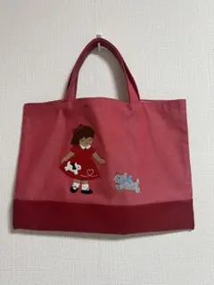 ファミリアブック入れ（まち付き）赤　新品 familiar ファミリア デニムバッグ ブック入れ 赤 - メルカリ