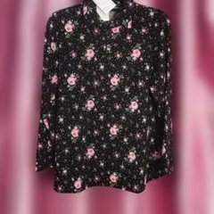 新品さらにOFF♥BB-210 花柄長袖トップス M-Lサイズ9205