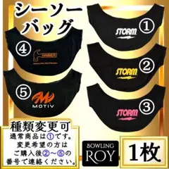 ■❶Ⓑ 新品 ボウリングシーソーバッグ storm【ブラック×ホワイト】