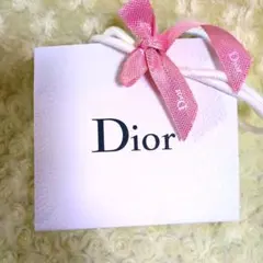 Dior　ショップ紙袋　リボン付