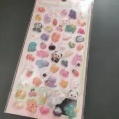 カラフルキャラクターシール