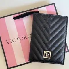 新品未使用 Victoria's Secret パスポートケース 黒 No.3