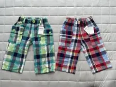 ⭐︎新品タグ付き⭐︎moujonjon 6分丈パンツ 120 2枚セット