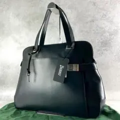 t.T.様　新品　HERNO ヘルノ　トートバッグ　レザー　ブラックのサムネイル