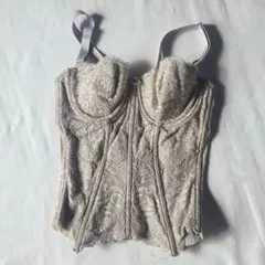 ダイアナ コルセット 補正下着　E65ボディスーツ　グレー