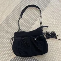 ニコアンド　nico and… オリジナルセット　メッシュショルダー　バッグ　黒