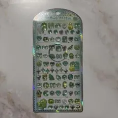 うるちゅるプチシール ボンボンドロップシール グリーン