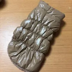 犬用ダウンジャケット ベージュ